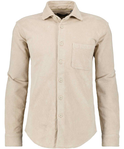 Overshirt with chest pockets Beige-082