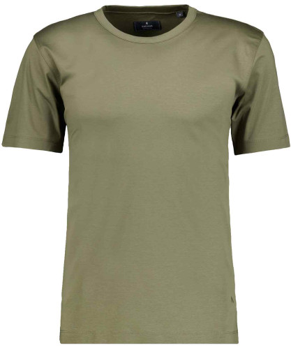 Mercirisiertes T-Shirt mit Rundhals 