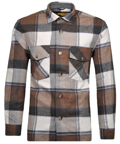 Shirt-Jacket with check 