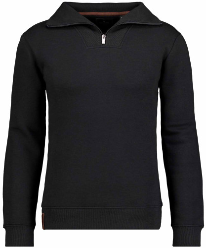 Sweatshirt mit Troyer-Kragen 
