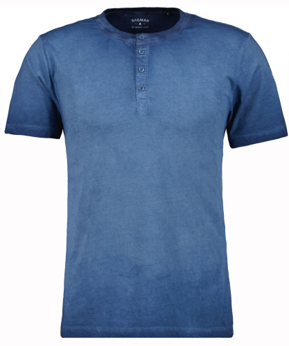 T-Shirt Serafino Nachtblau-079