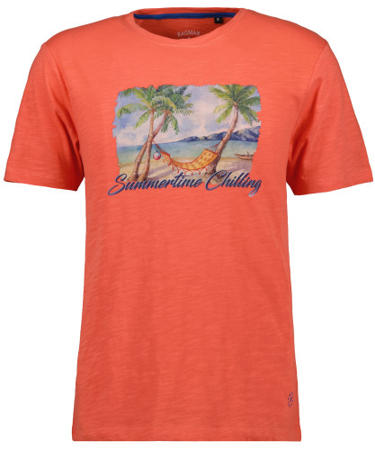 T-Shirt mit Print Koralle-661