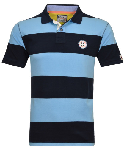 Polo mit Blockstreifen 