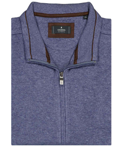 Sweat-Jacke mit Reissverschluss 