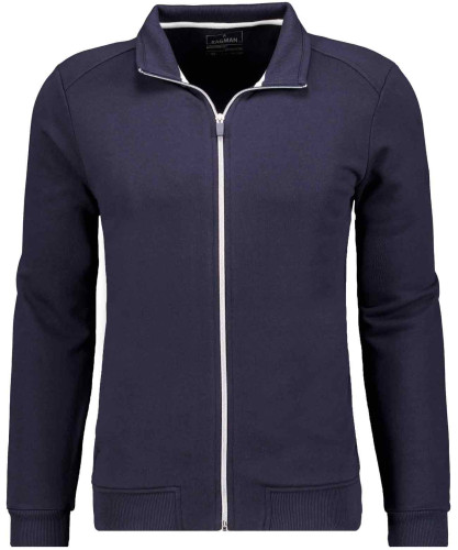 Sweatjacke mit Stehkragen 