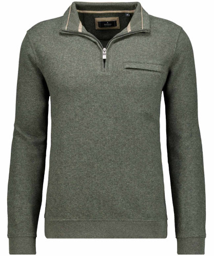 Sweatshirt mit Troyer-Kragen und Brusttasche Barolo-684