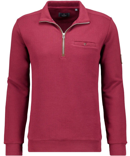 Sweater stand up collar, with structure Tawny