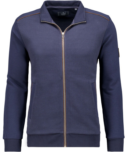 Jacket zipper structure 