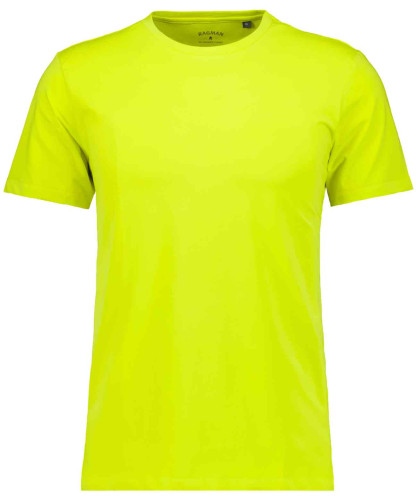 T-Shirt uni, Rundhals Lime-316