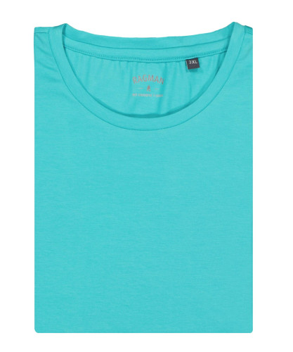 T-Shirt uni, Rundhals 