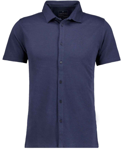 Shirt with kent collar, short sleeve 