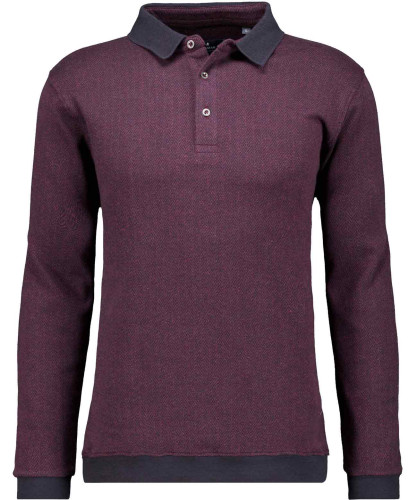 Polo-Sweatshirt Fischgrat 