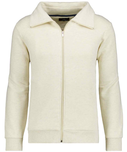 Sweat, cardigan zipper 