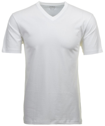 2 T-shirts in doublepack with V-neck 