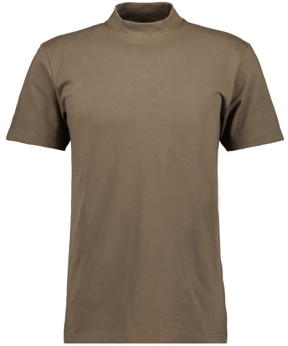 T-Shirt with mock neck 