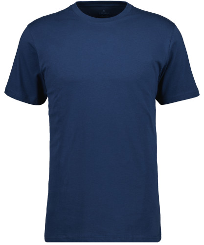T-Shirt Rundhals Singlepack Nachtblau-079