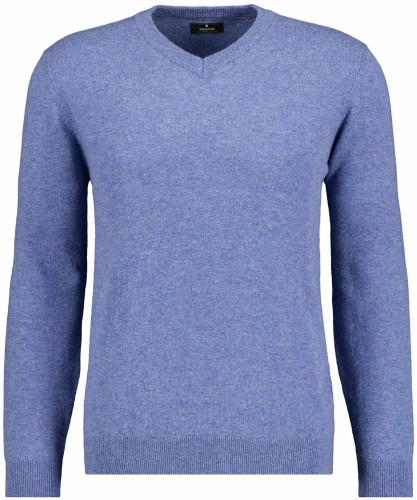 Knitted pullover with V-neck 