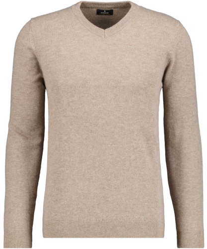 Strickpullover V-Neck Macchiato-870