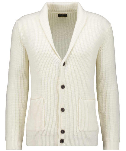Strickjacke mit Schalkragen 
