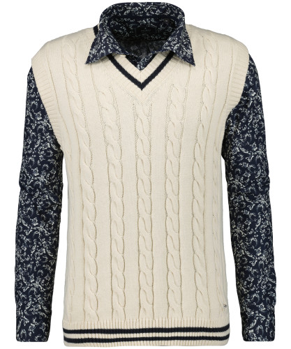 Sleeve less knitted west 