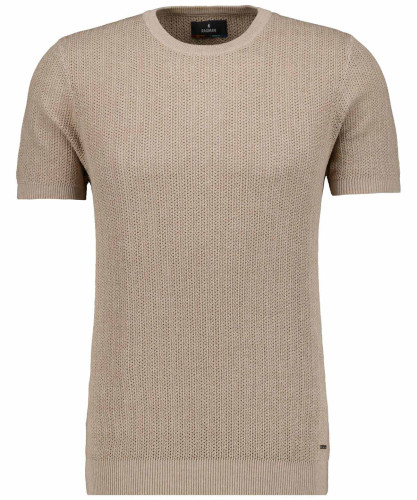 Strickpullover Rundhals, kurzarm 