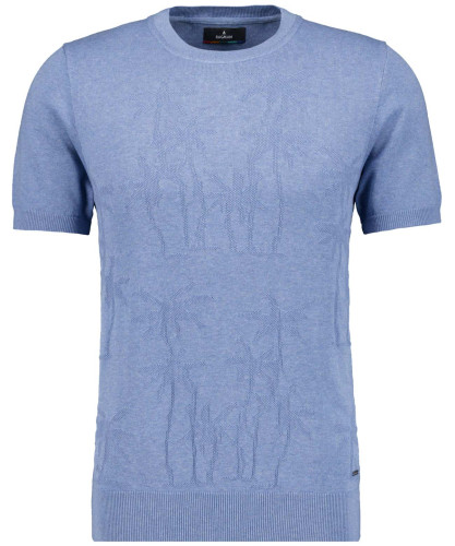 Strickpullover mit Palmen-Motiv, kurzarm 