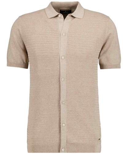 Cardigan mit Polokragen 