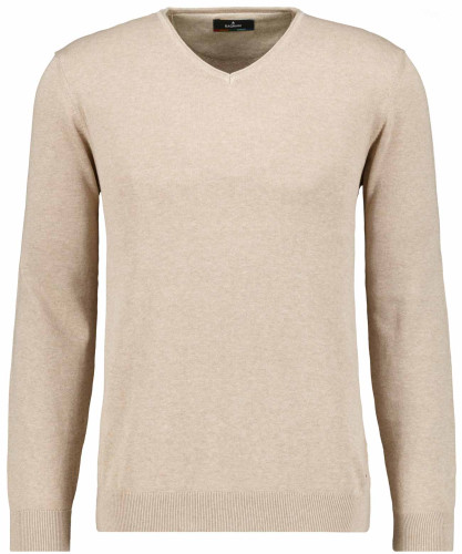 Knitted pullover with V-Neck 