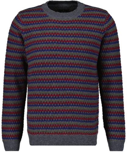 Jacquard-Pullover Rundhals 
