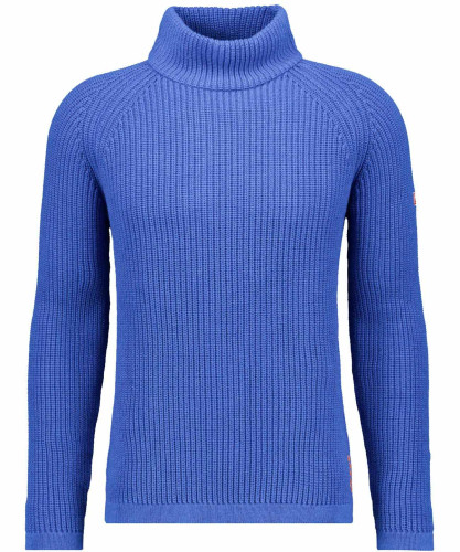 LONG & TALL: Strickpullover mit Stehkragen Ecru-008