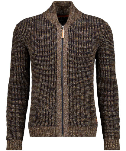 Strickjacke mit Baseballkragen  