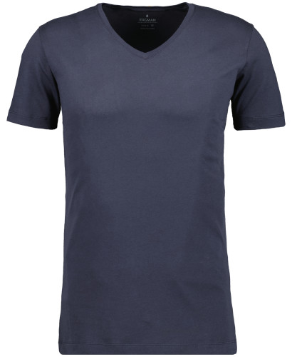 2 T-Shirt Doppelpack Bodyfit mit V-Ausschnitt 