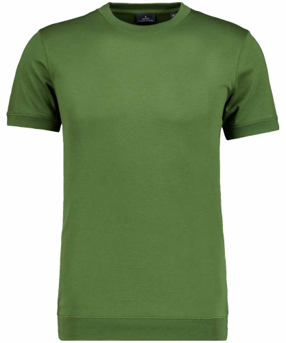 Pima T-Shirt Rundhals mit Bündchen 