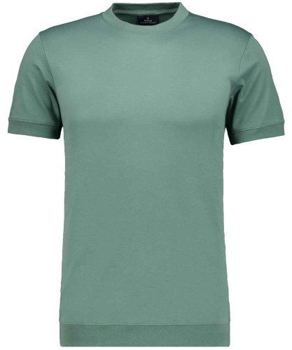 Pima T-Shirt round neck with cuffs 