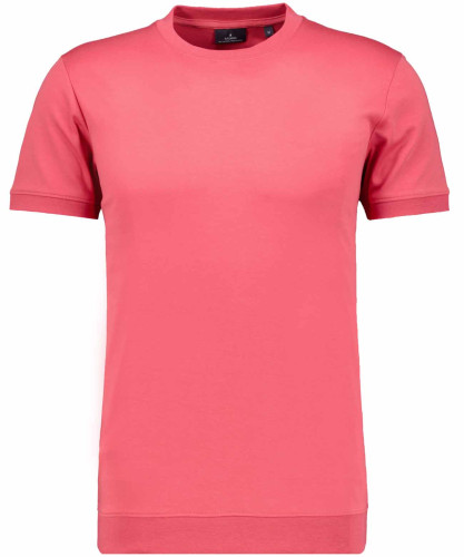 Pima T-Shirt round neck with cuffs 