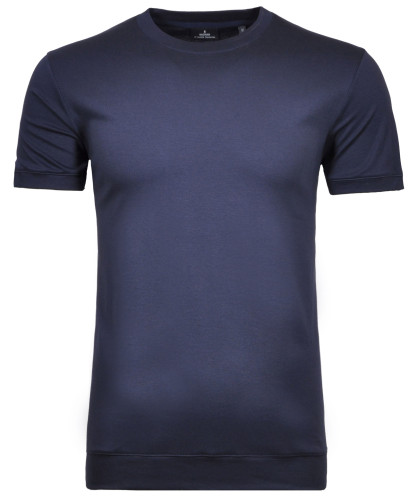 Pima T-Shirt Rundhals mit Bündchen 