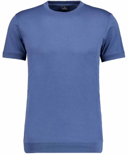 Pima T-Shirt Rundhals mit Bündchen 