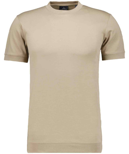 Pima T-Shirt round neck with cuffs 