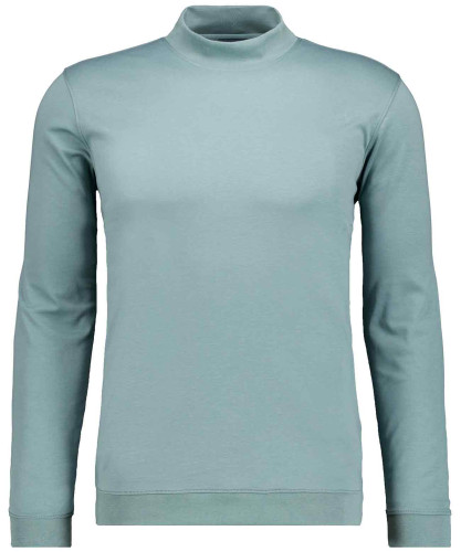 Pima T-Shirt with waistband, long sleeve Sage-312