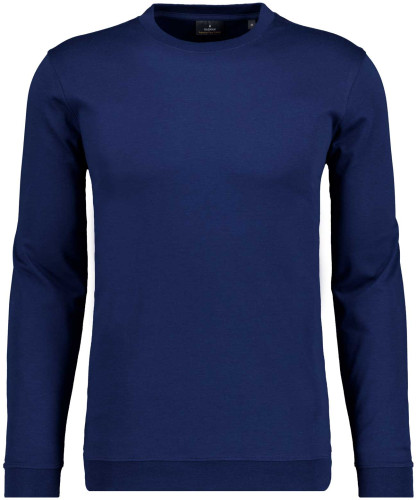 Pima Langarmshirt Rundhals mit Bündchen 