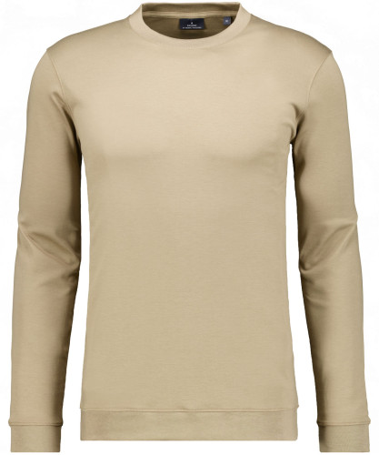 Pima Langarmshirt Rundhals mit Bündchen 