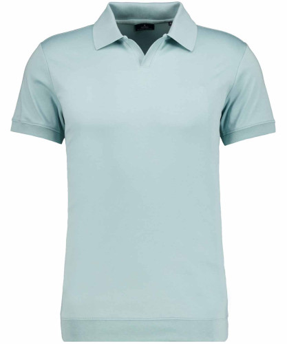 Pima T-Shirt mit Bund, Premium-Baumwolle Minze-320