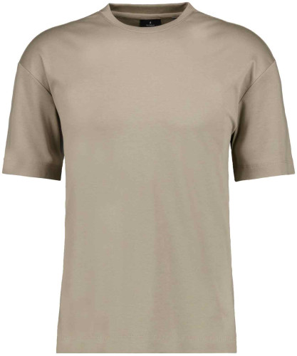 Pima T-Shirt, round neck Tawny