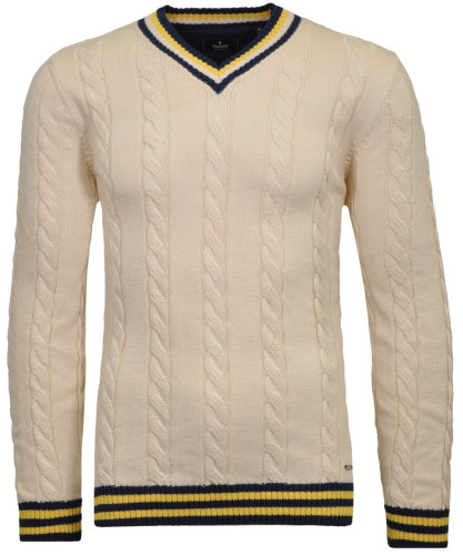 Pullover mit Zopfmuster 