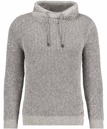 Strick-Pullover mit Maseltov-Kragen 