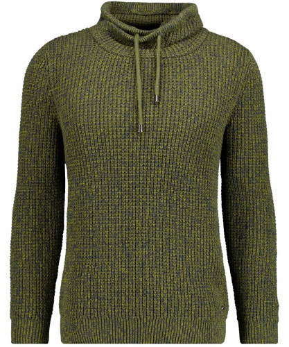 Strick-Pullover mit Maseltov-Kragen 