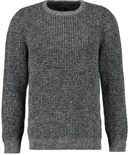 RAGMAN knitted Sweater Tall Grey-melange-193