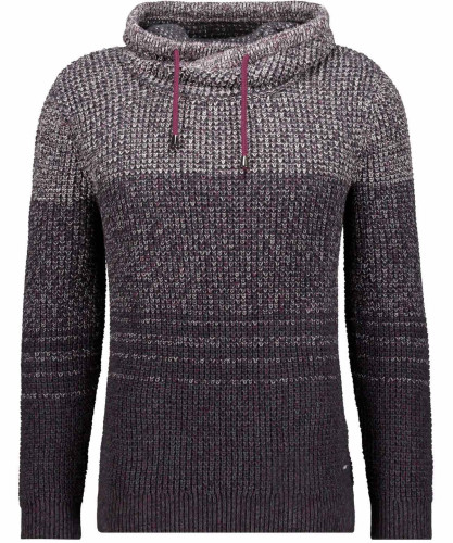 Strickpullover Tweed, gestreift 