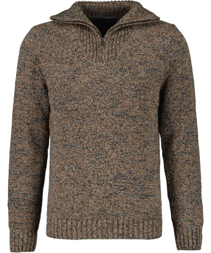 Troyer-Strickpullover Tweed 
