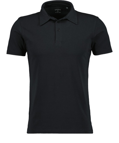Poloshirt solid, body fit 